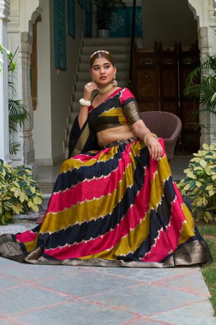 Artriddhs DolaJecard silk red Surat lehenga choli supplier